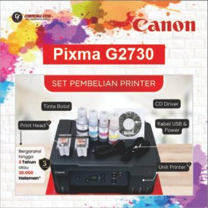 canon g2730 6 Canon Pixma G2730 Printer MegaTank Print Scan Copy Original Garansi Resmi Fungsi Lengkap A4 Infus System