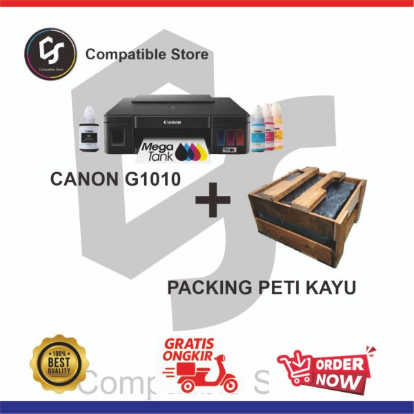 Canon Printer Pixma G1010 Mega Tank Inkjet Color