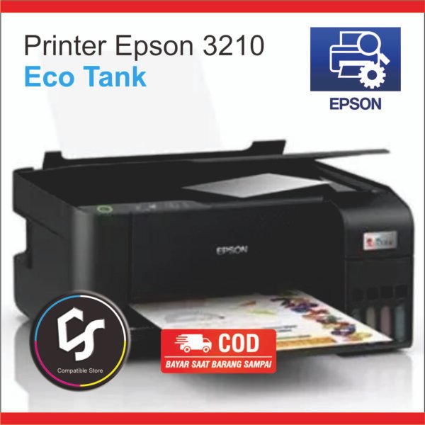 Compatible Store - Printer Epson L3210 All In One Original (Print, Copy, Scan)