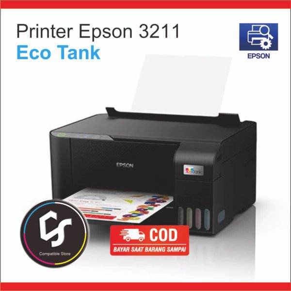epson L3211 upload 2 Compatible store - Epson Printer L3211 Inkjet All-in-One Print Scan Copy Garansi Resmi Indonesia Network Ready USB A4 A5 A6 B5 C6 DL