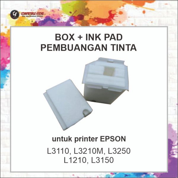 INKPAD BOX L3210 7 Ink Pad Box / Inkpad / Busa Pembuangan untuk maintenance printer Epson L3110 L3210 L3250 - compatible store